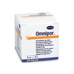 Omnipor Ταινία Στερέωσης από Λευκό μη Υφασμένο Υλικό 5cmx5m HARTMANN 9004382