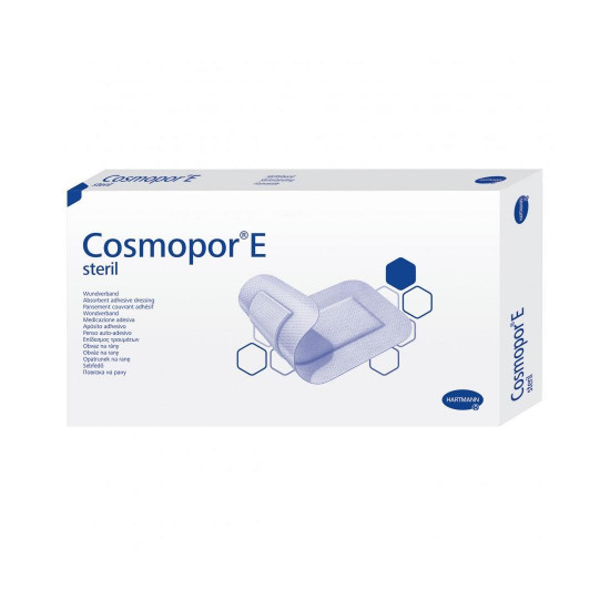 Cosmopor® Ε Αυτοκόλλητη Αποστειρωμένη Γάζα 20x10cm (Συσκευασία 10 Τεμαχίων) HARTMANN 9008951