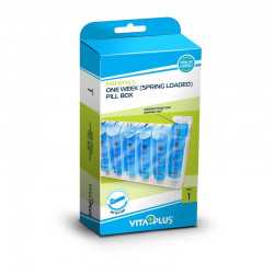 Κουτί Χαπιών Vitaplus One Week  Springloaded Pillbox with Sticker Medinox VP64031