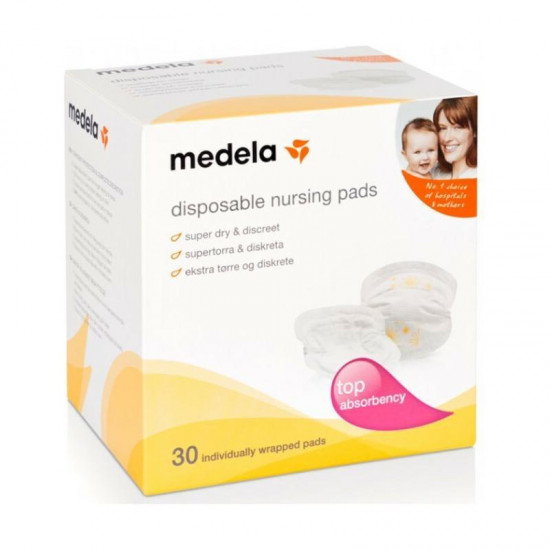 Επιθέματα Στήθους Safe & Dry (Συσκεαυσία 30 Τεμαχίων) Medela 