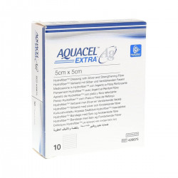 Επίθεμα Υδροϊνώδες Aquacel Extra 5x5εκ. (Συσκευασία 10 Τεμαχίων) Convatec 4423405