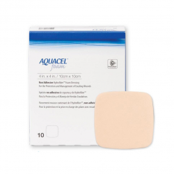 Aquacel Ag Foam Αργύρου Μη Κολλητικό 20x20 cm (Συσκευασία 5 Τεμαχίων) ConvaTec