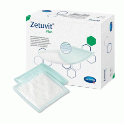 Zetuvit Plus Επίθεμα Υδροτριχοειδικό Απορροφητικό 10x10cm (Συσκευασία 10 Τεμαχίων) HARTMANN 4137108